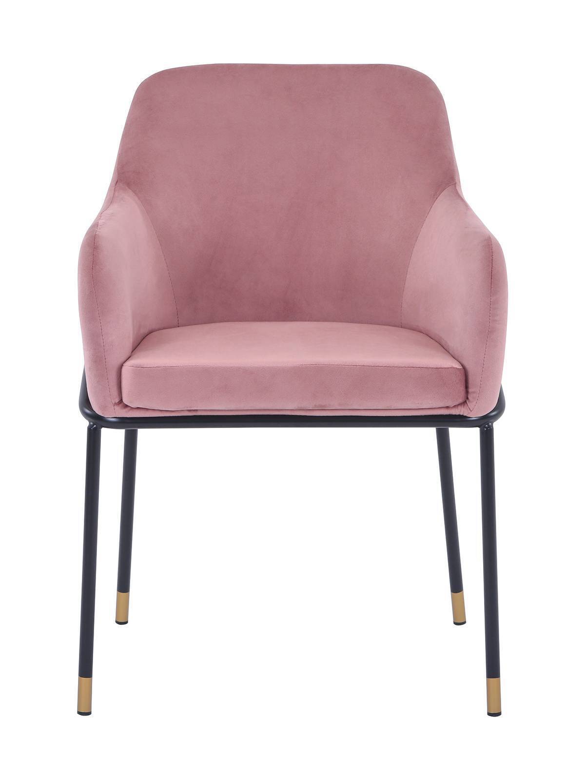 Стул Сандра велюр пыльно-розовый Stool Group