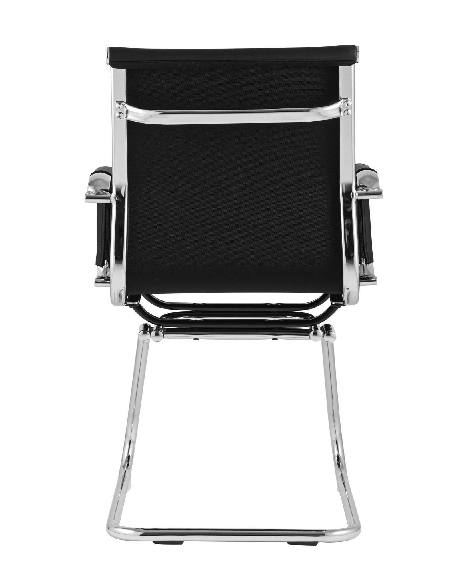 Кресло для посетителейs Visit черное TopChairs