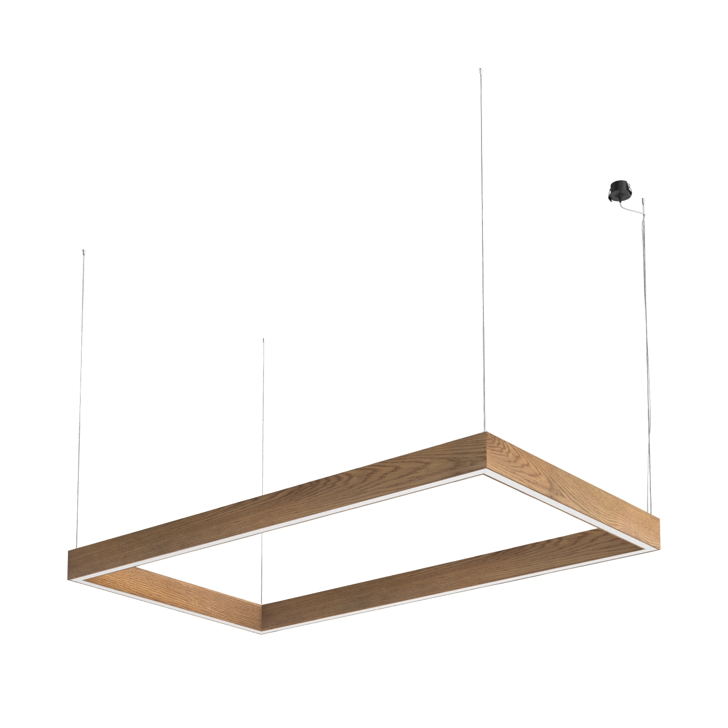 Подвесной светодиодный светильник Ledron KVADRO Basic 855х1525 Black 3000K