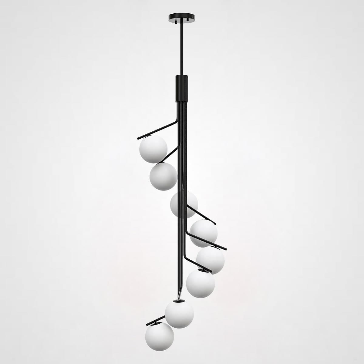 Подвесной светильник SHIRLEY 8 black by ImperiumLoft