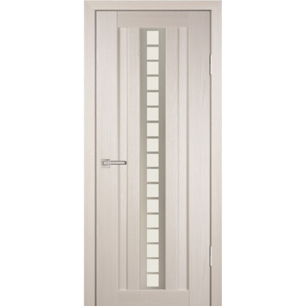 Межкомнатная дверь Graf PS-16 белый сатинат ЭшВайт Мелинга (1900 х 600)