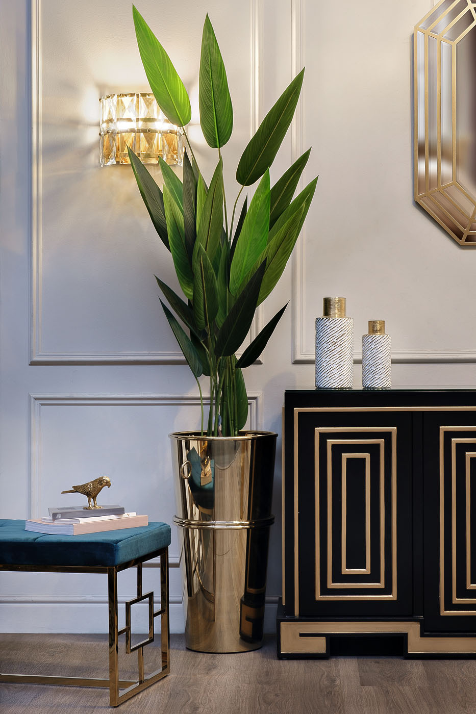 Статуэтка "Птица" золотая Garda Decor A98000580