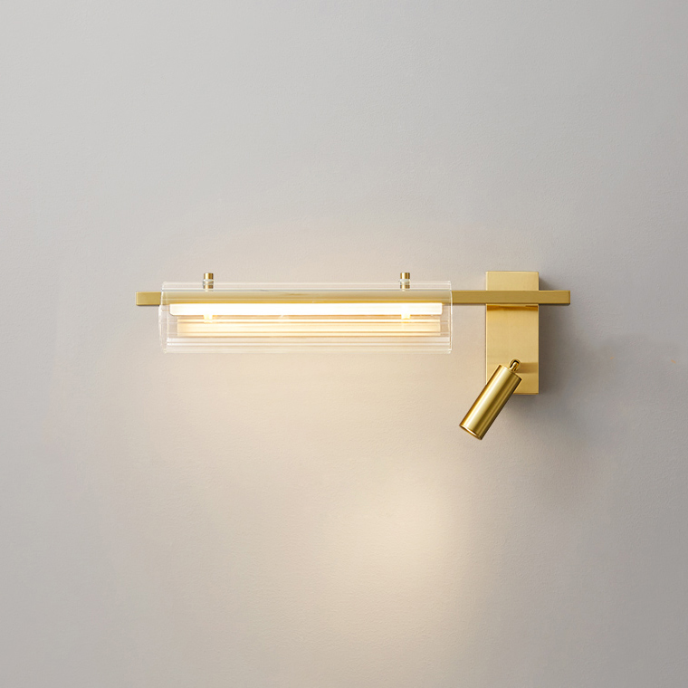 Бра SIMER WALL В Brass Left by ImperiumLoft