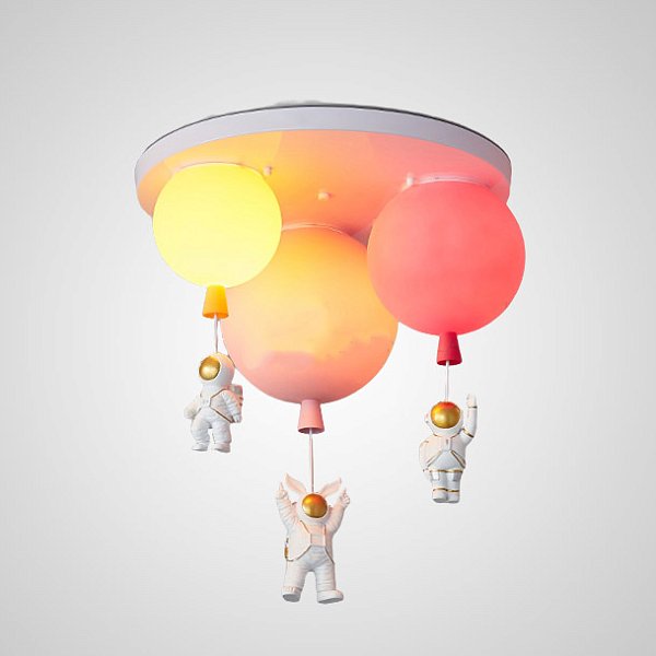 Потолочный светильник MERCURY MORE L3 Yellow Light Pink Pink by ImperiumLoft