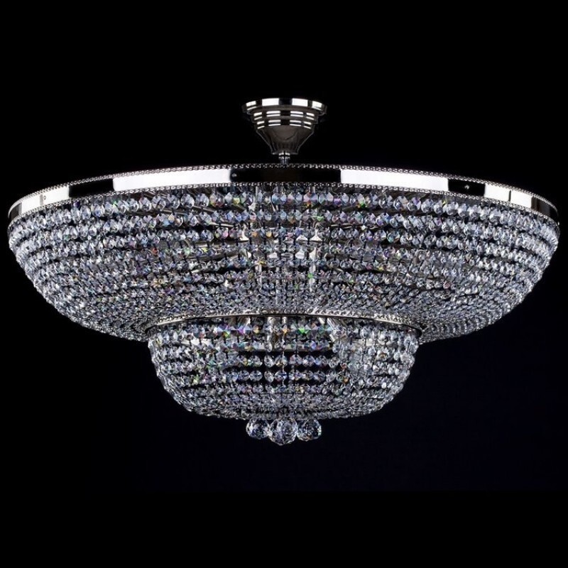 Люстра  Artglass GERTA DIA 800 NICKEL ANTIQUE SP