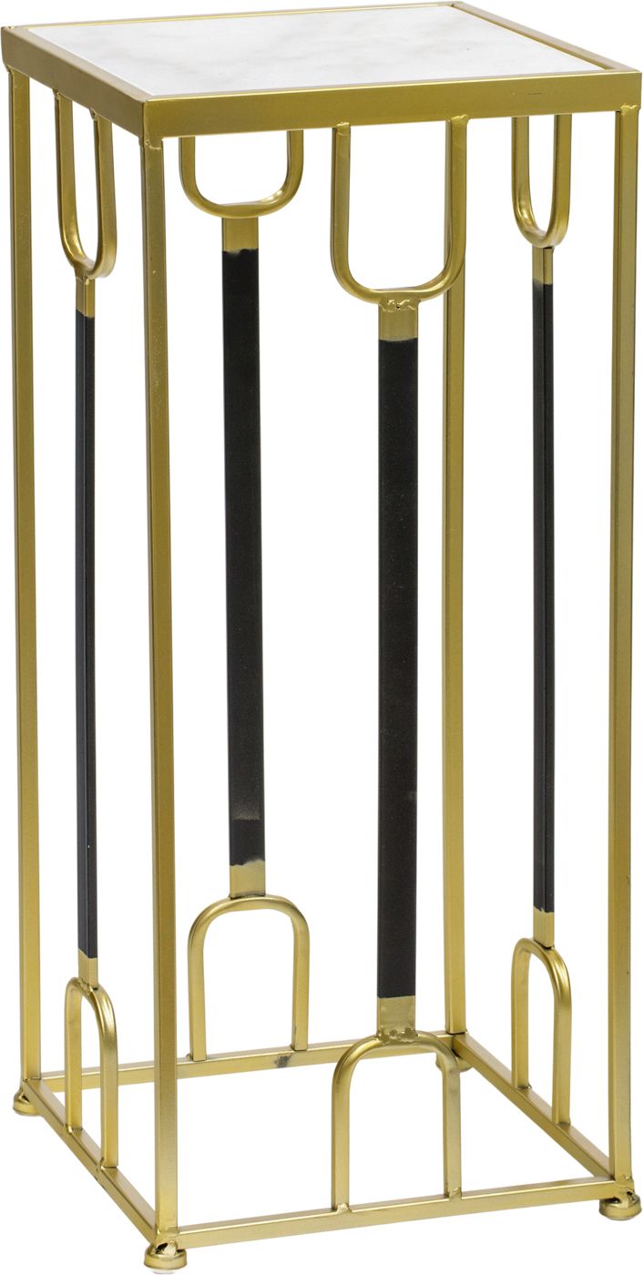 Столик интерьерный с белым мрамором Glasar 54-133