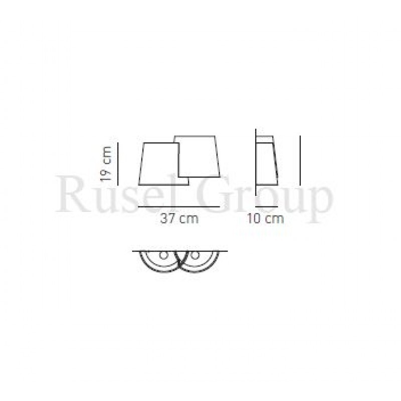 Настенный светильник AXO LIGHT MELTING POT AP