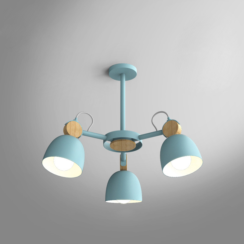 Потолочная люстр на штанге ROLLA 3 blueice by ImperiumLoft