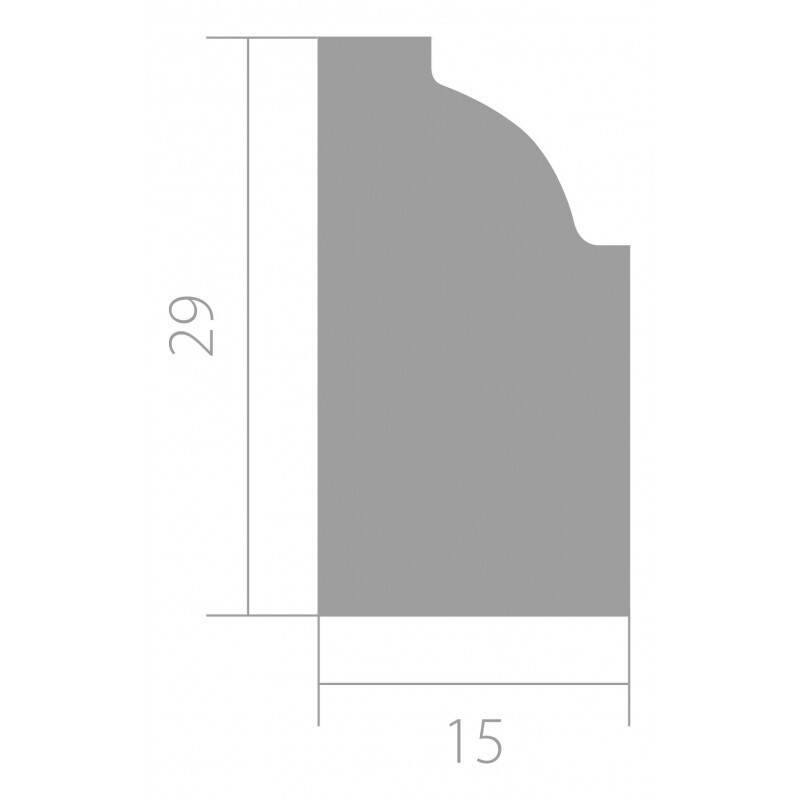 Молдинг Ultrawood арт. U 0001 (2440 х 29 х 15)