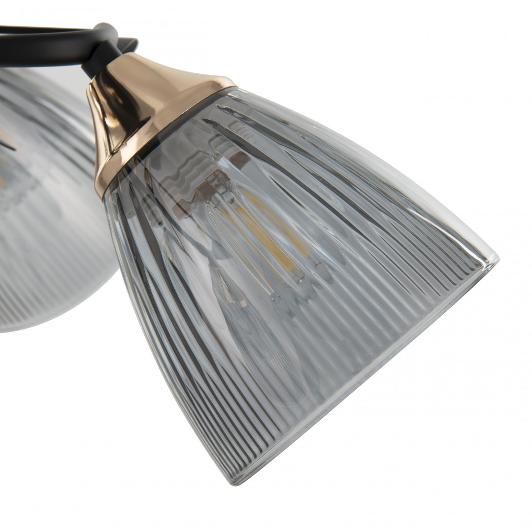 Люстра с плафонами 322610/5 BK+FG Arte Milano