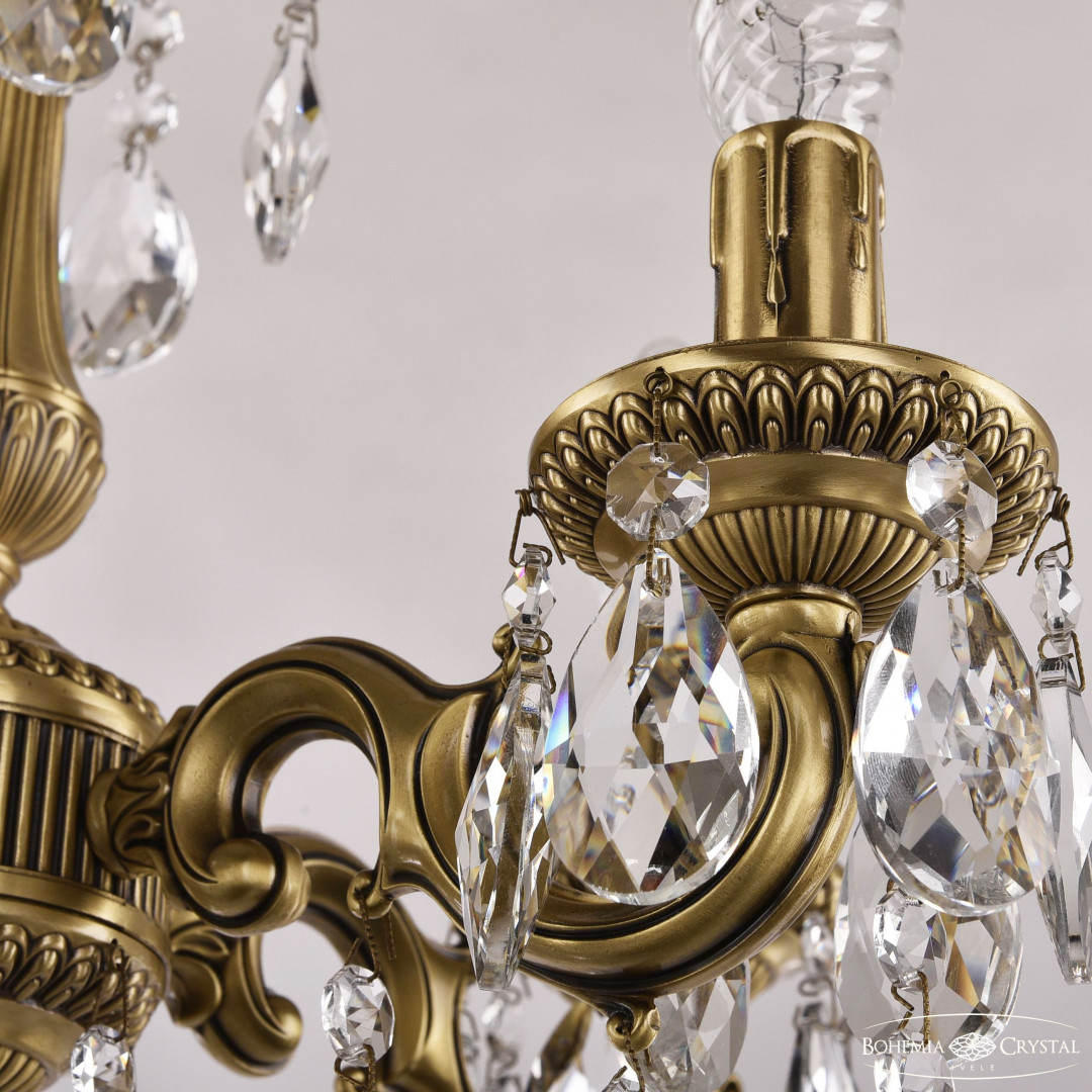 Люстра бронзовая с хрусталём 75101/5/125 A FP