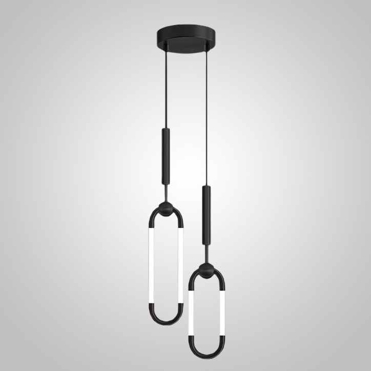 Подвесной светильник FINNUR DUO C H40 Black by ImperiumLoft