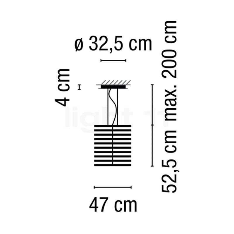 ПОДВЕСНОЙ СВЕТИЛЬНИК  VIBIA Rhythm Vertical 2170
