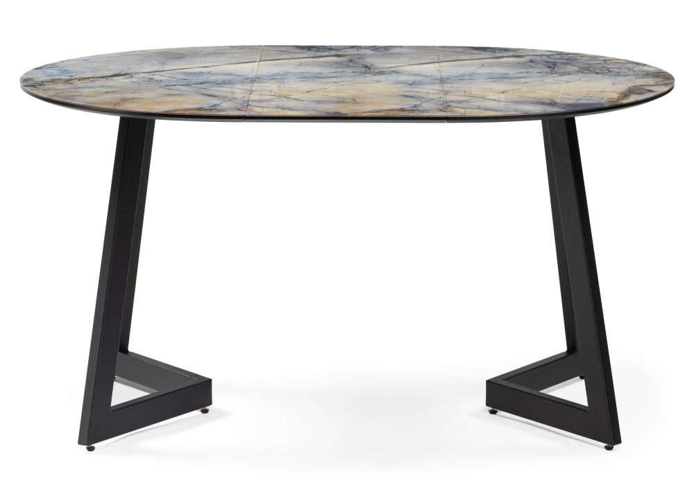 Стол Woodville Алингсос 100(140)х100х76 магеллан / черный 532385