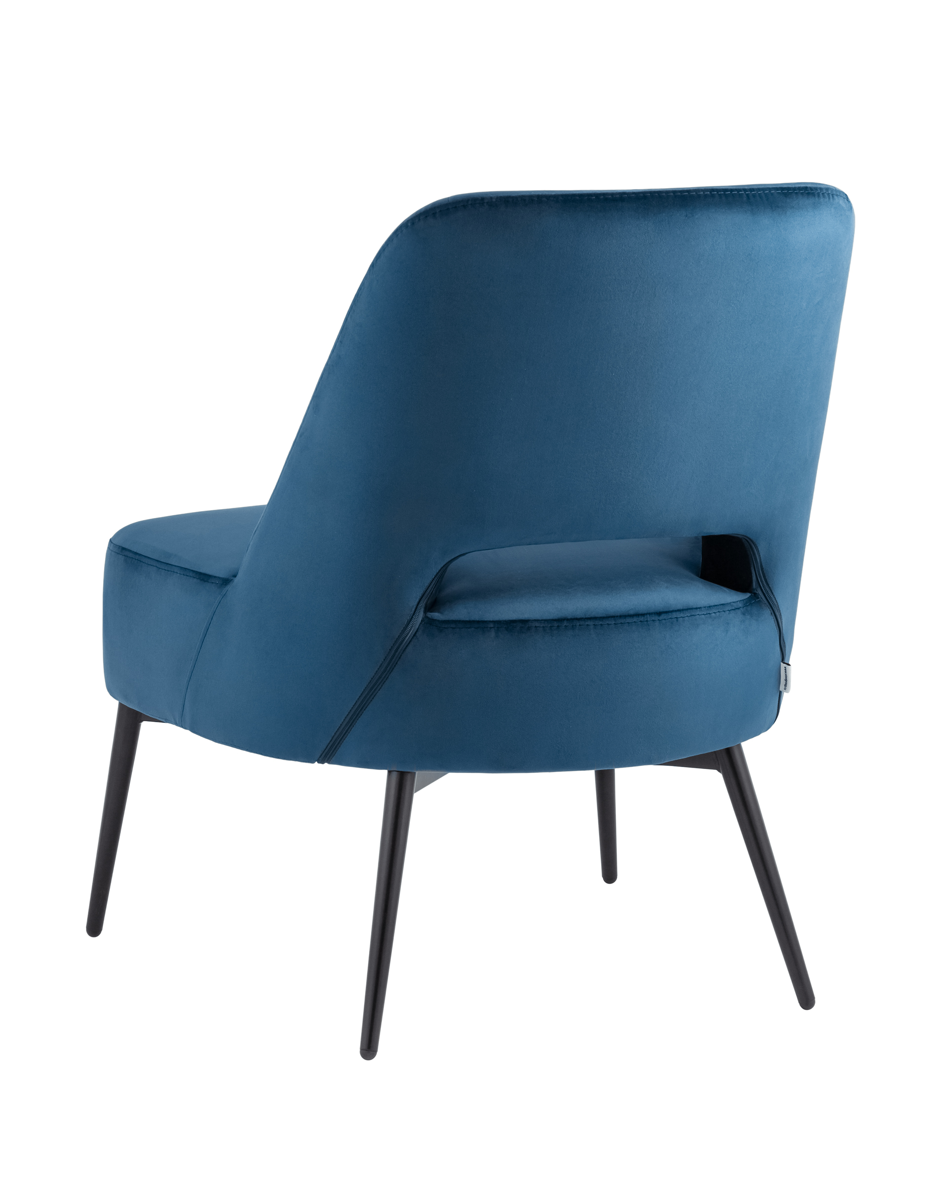 Кресло лаунж Бостон велюр синий Stool Group