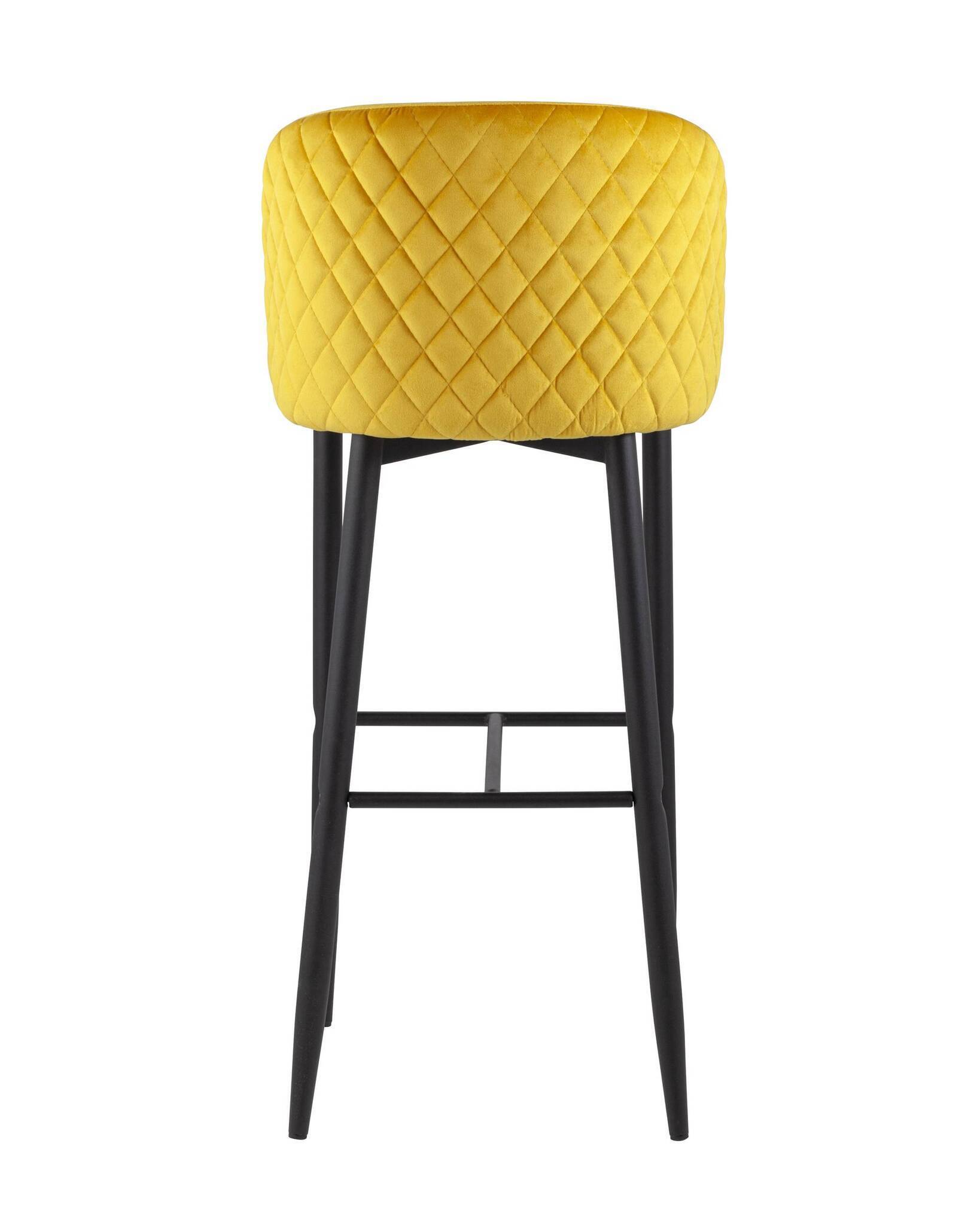Стул барный Оскар велюр оранжевый Stool Group