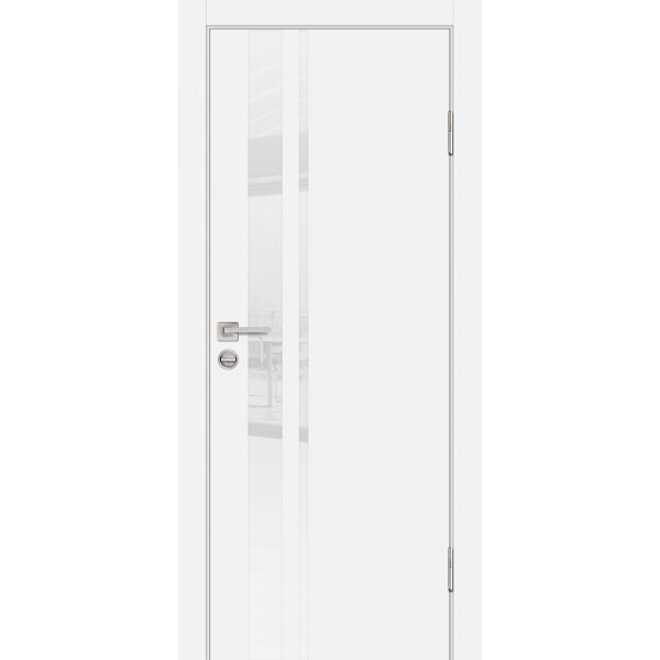 Межкомнатная дверь Graf P-16 белоснежный лакобель Белый (2000 х 900)