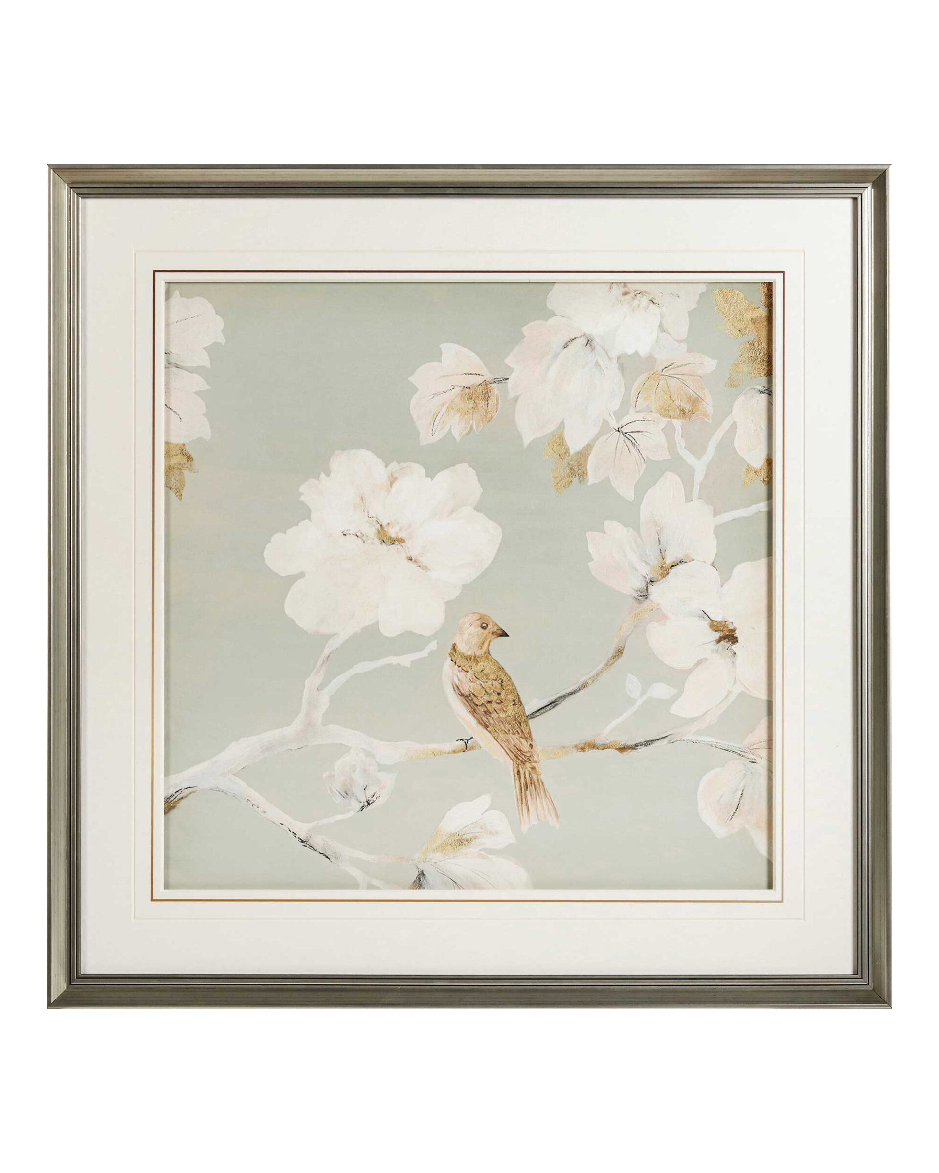 Постер в раме Birds and flowers - I Louvre Home 23P0026