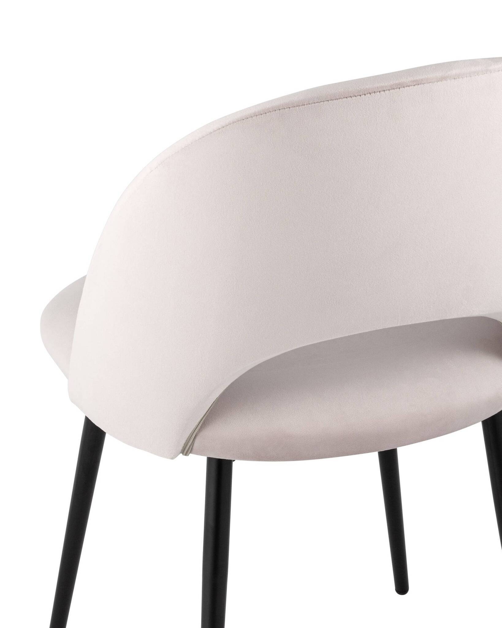 Стул Меган велюр светло-розовый Stool Group