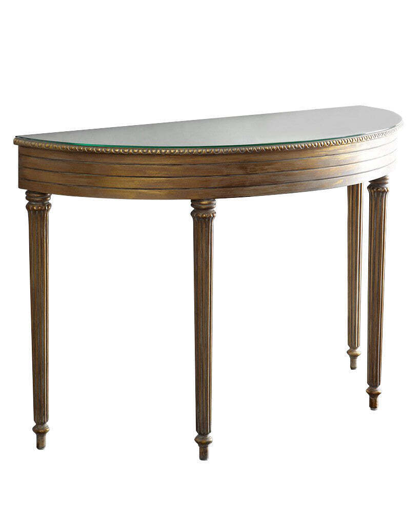 Полукруглая консоль Хэмптон Louvre Home LHF007