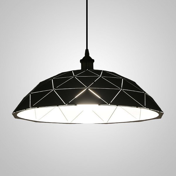Подвесной светильник HOOD D40 Black White by ImperiumLoft
