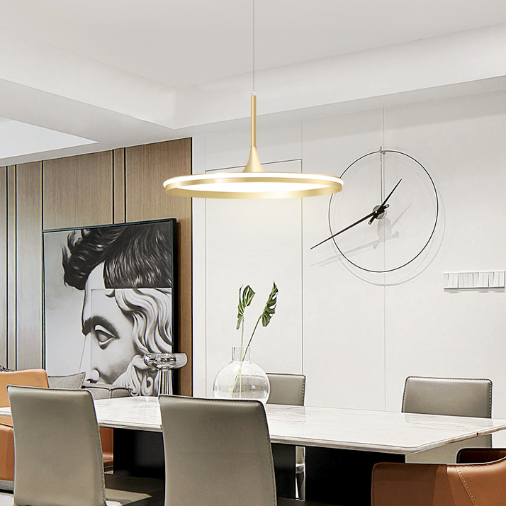 Подвесной светильник DANIKA D40 Brass 4000К by ImperiumLoft