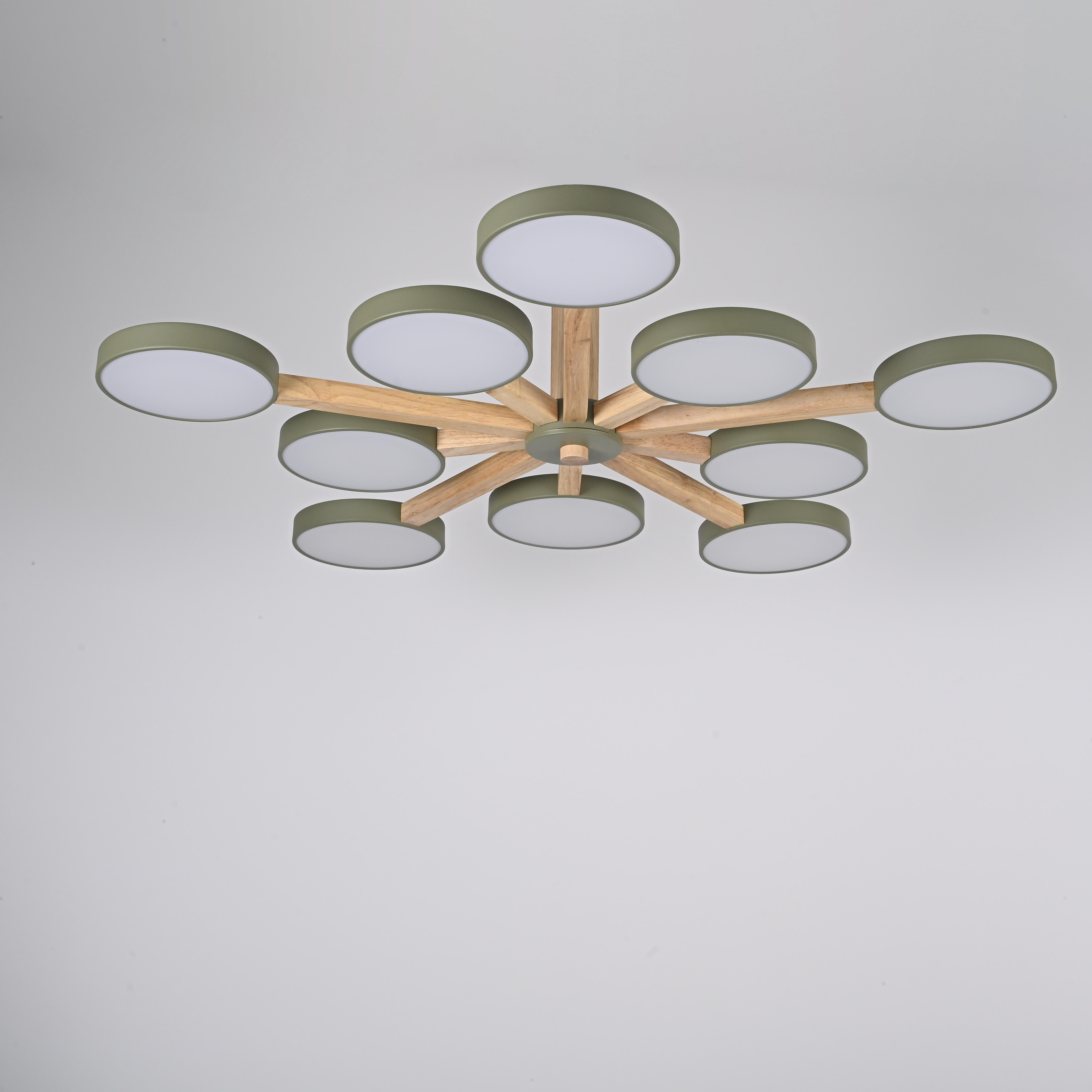 Потолочный светильник TURNA L10 Khaki by ImperiumLoft