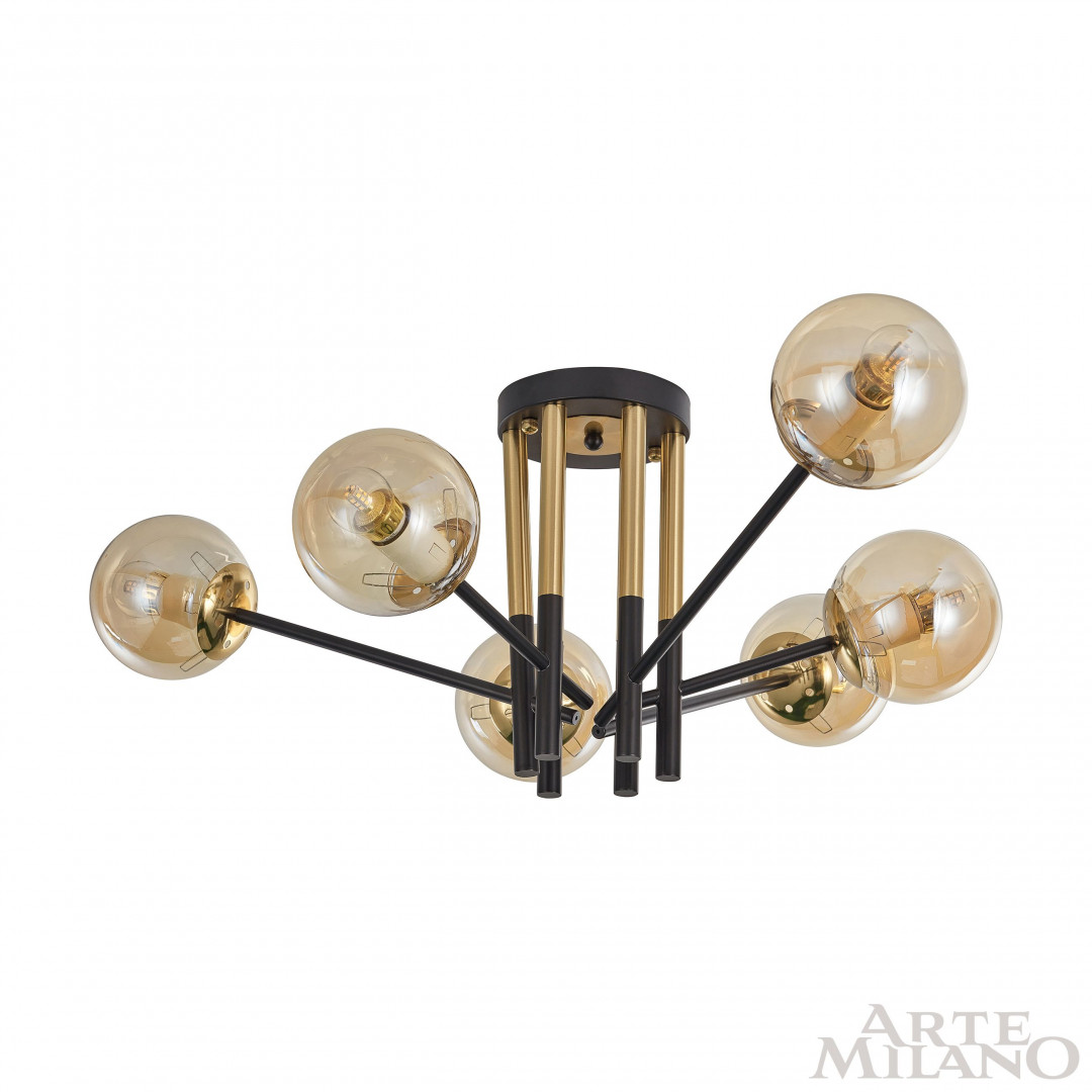 Люстра 273708/6 BK/GD Arte Milano
