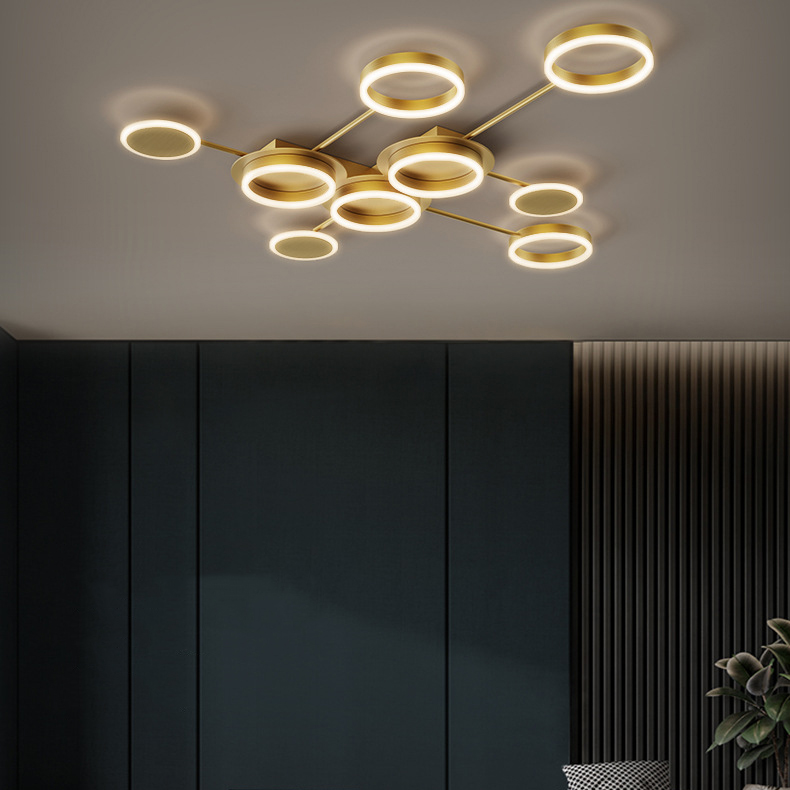 Потолочный светильник ALDAN L75 Black by ImperiumLoft