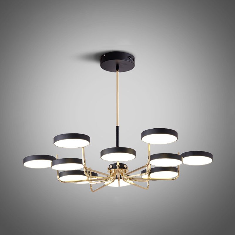 Подвесная люстра TAVIS D115 Black by ImperiumLoft