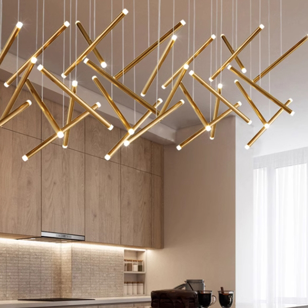 Люстра Dutti D0068 LED Chandelier Modern 14 Copper by ImperiumLoft