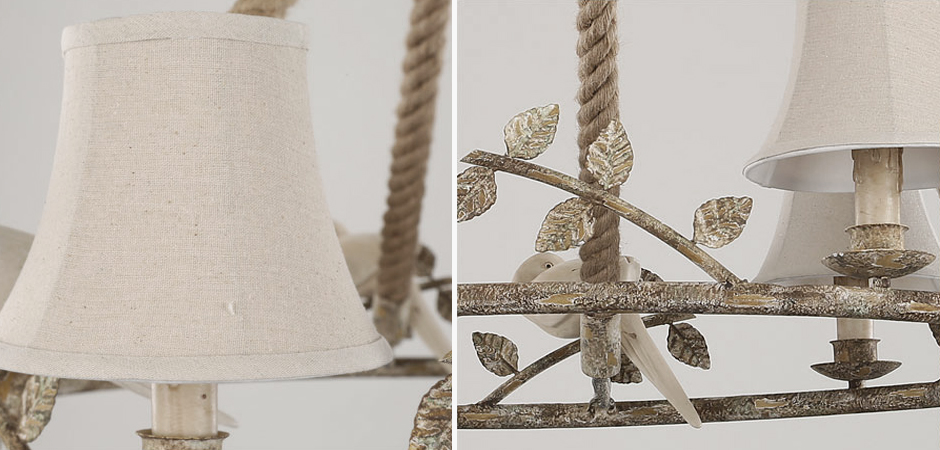 Люстра Norman Bird Forest Patina 6 by ImperiumLoft