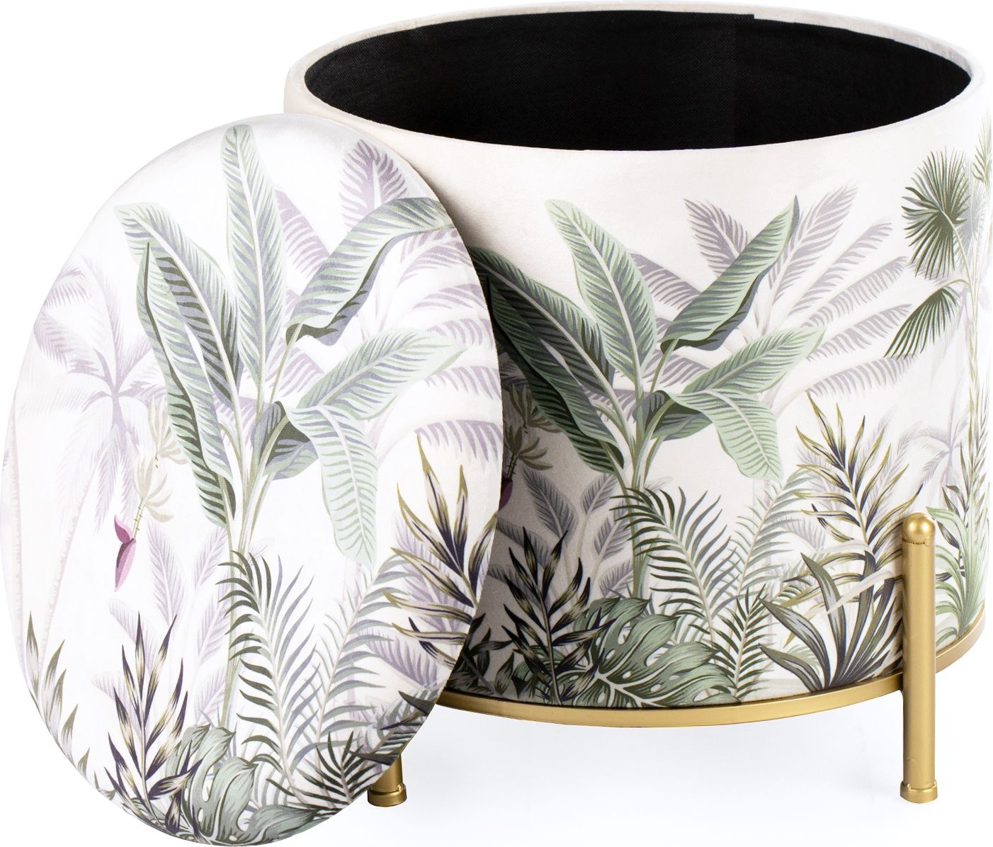 Пуф с крышкой Glasar 49-235B