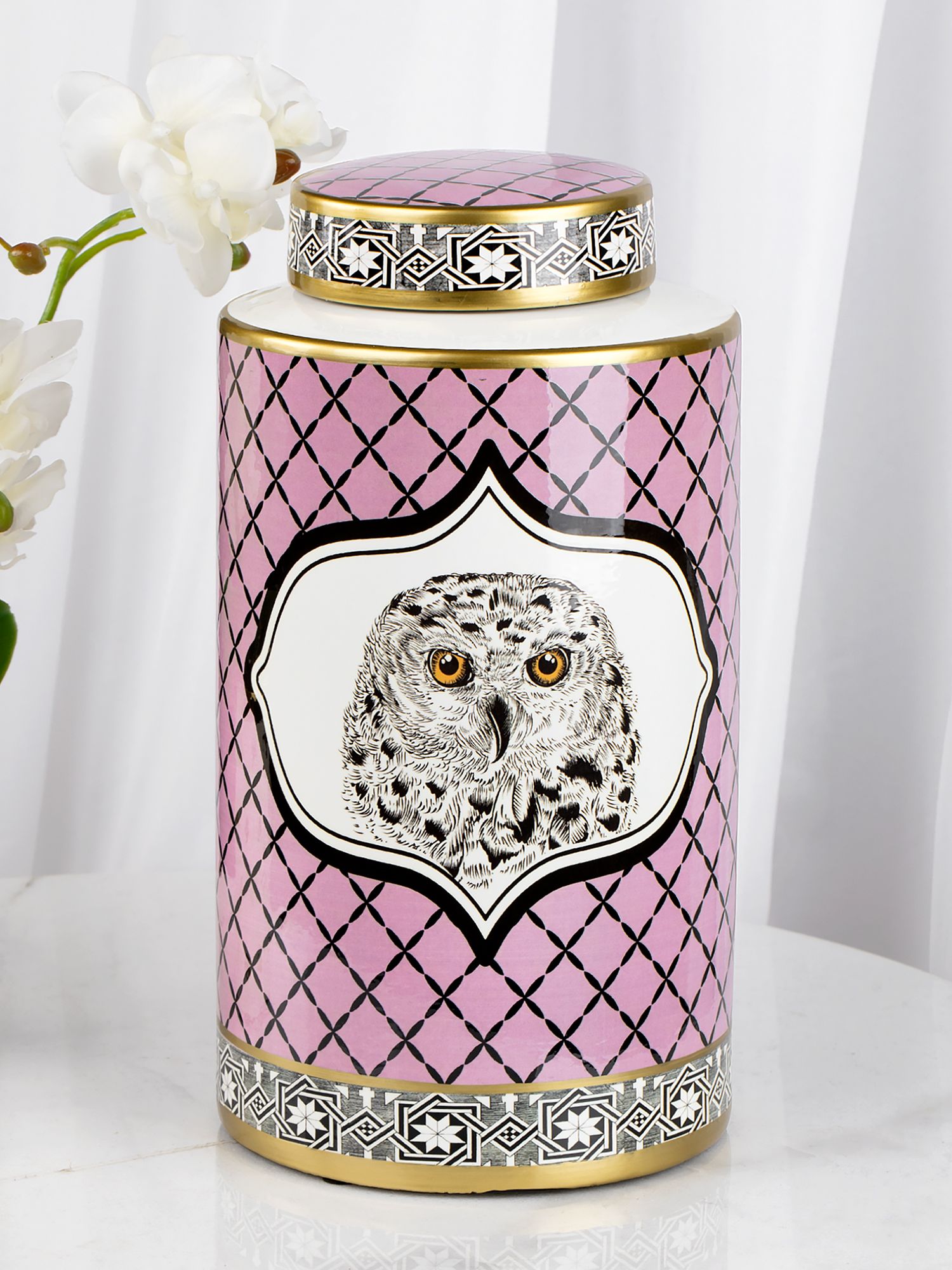 Ваза с крышкой Glasar 58-035