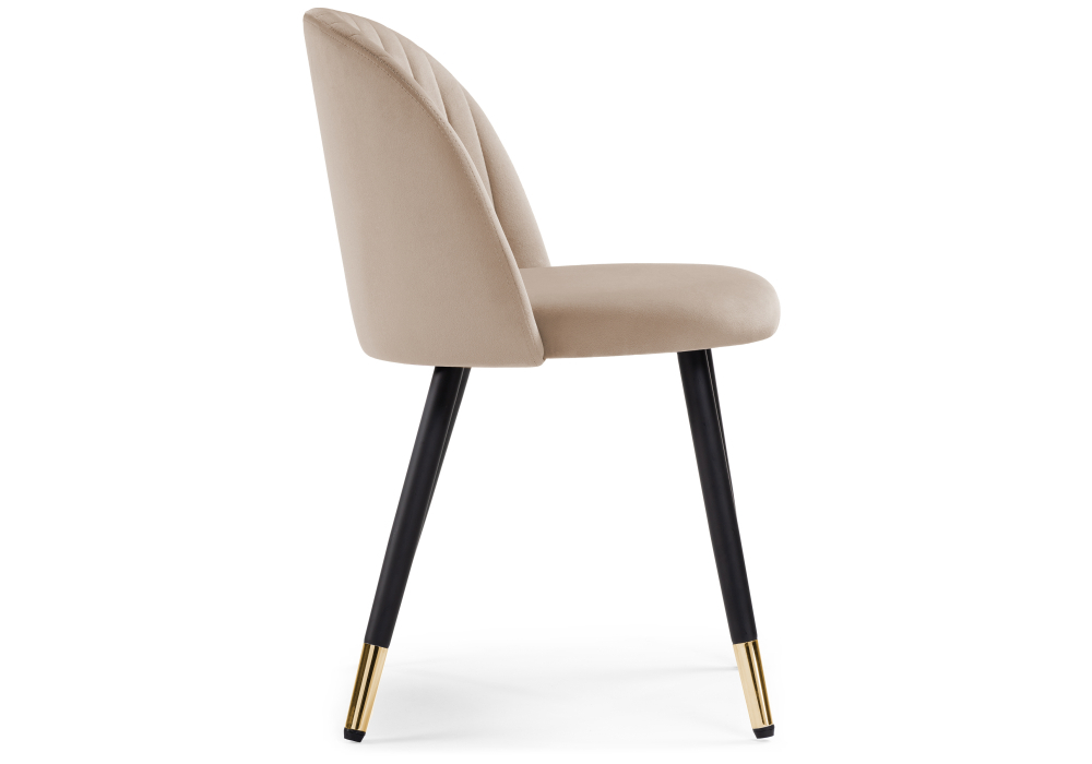 Стул Woodville Gabi dark beige / black / gold 15380