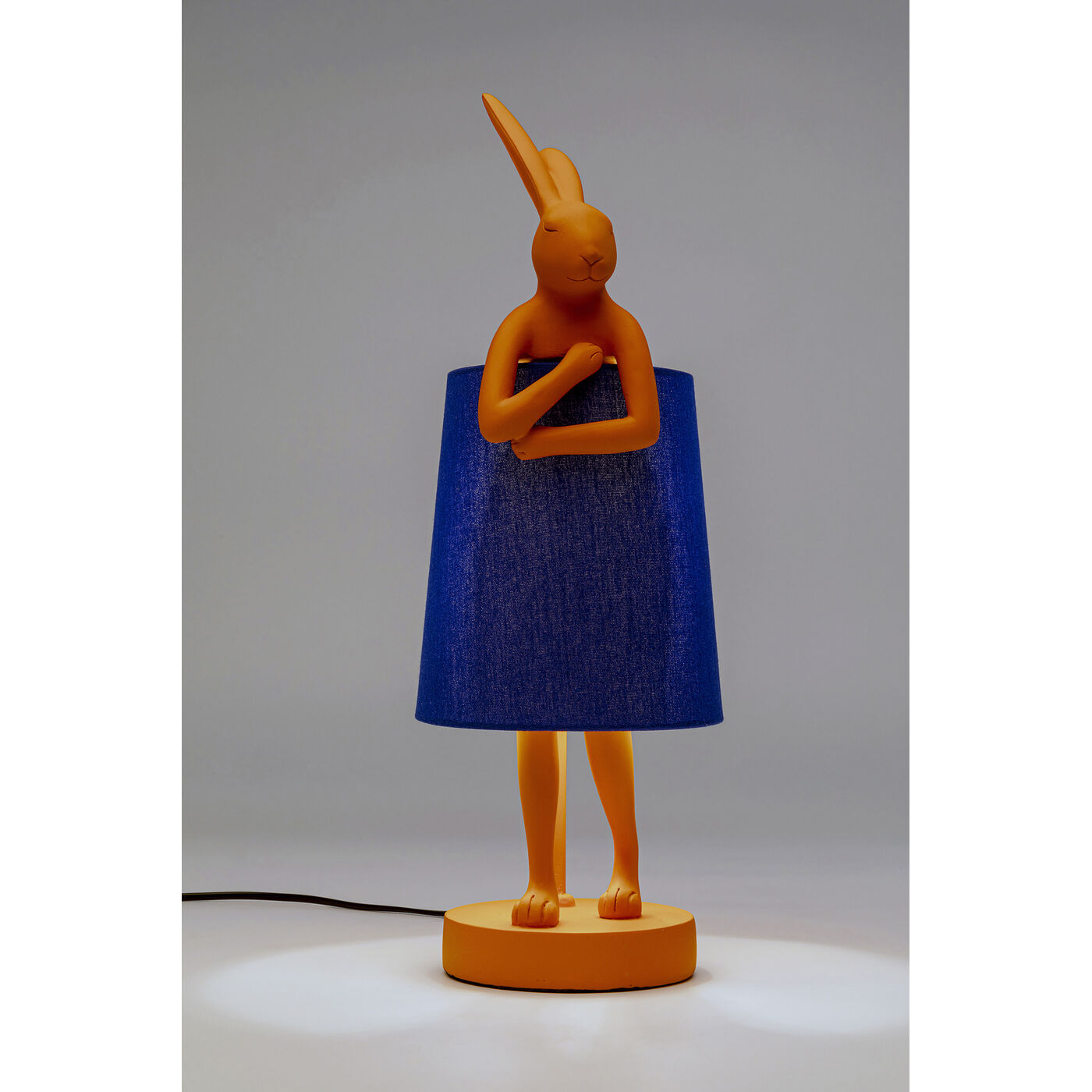 Светильник настольный Animal Rabbit Orange/Blue 50cm KARE 56661