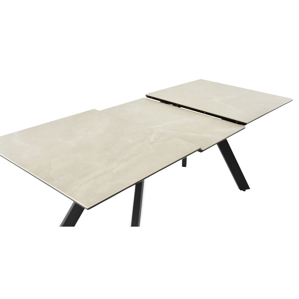 Стол Adam раскладной 140-190x90x75см, бежевый, чёрный Bradex Home RF 0418