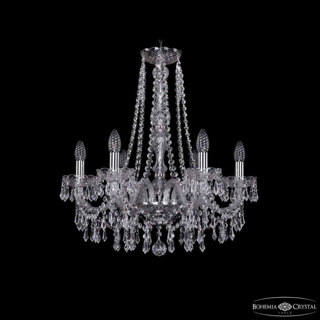 Люстра хрустальная 1403/6/195/h-60 Ni