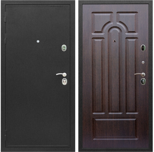 Дверь входная Graf Престиж Черный шелк / МДФ 6 мм ФЛ-58 Венге