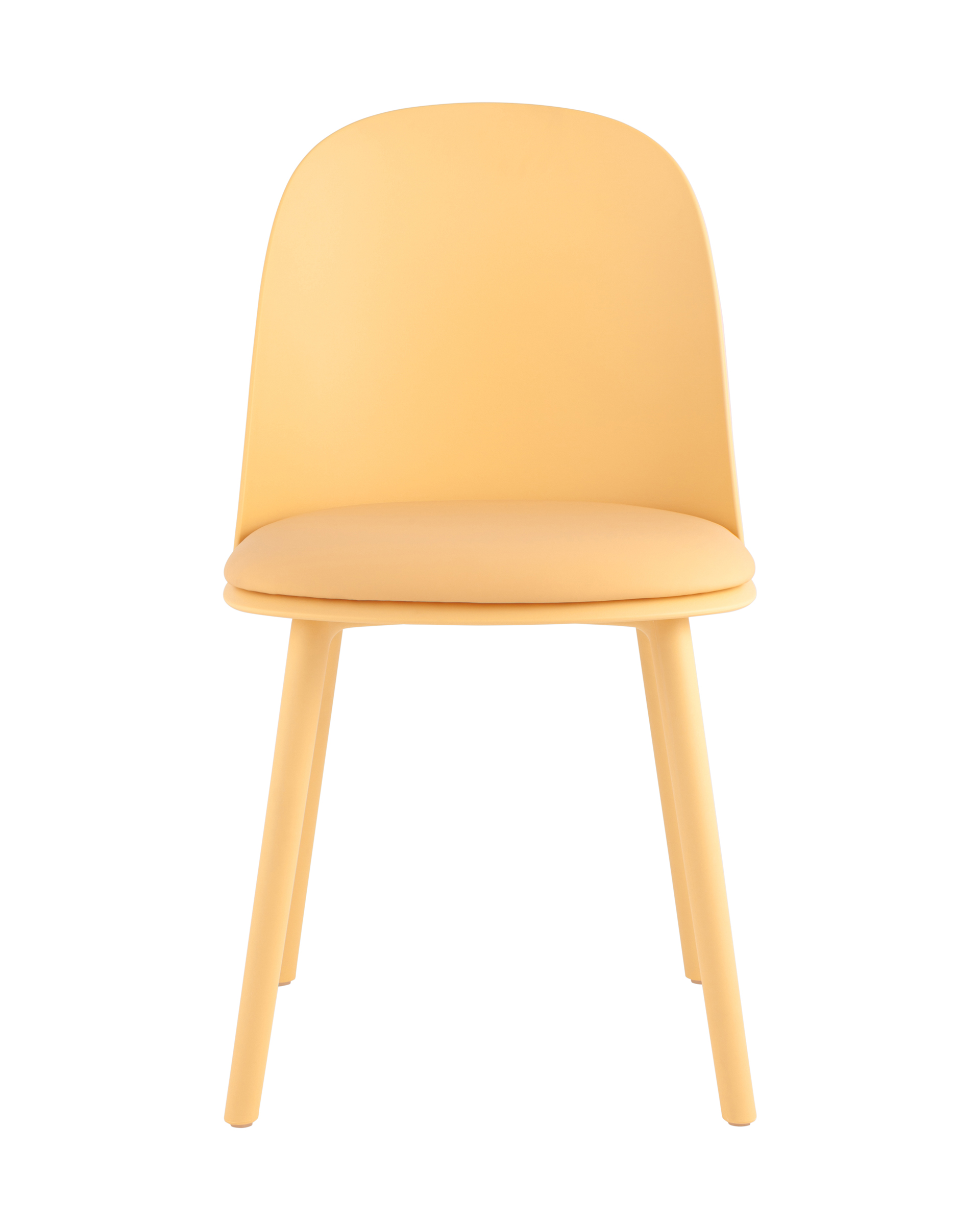 Стул Fog с подушкой пластик желтый Stool Group