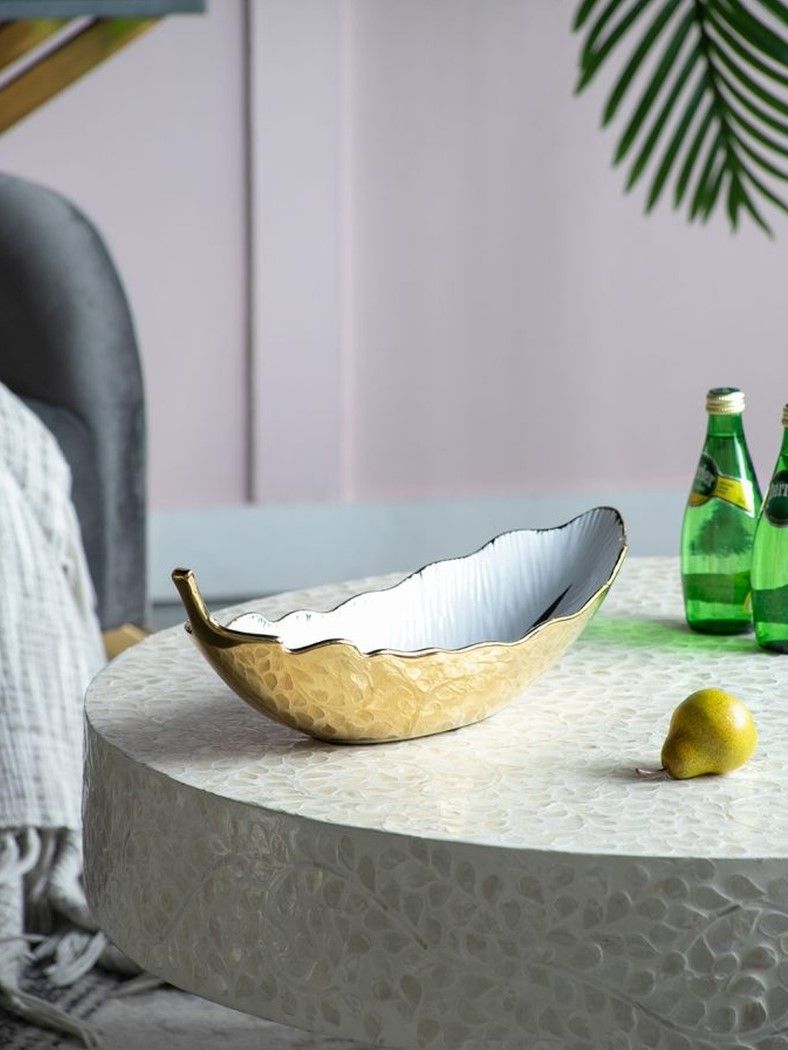 Блюдо декоративное Лист Glasar 8850