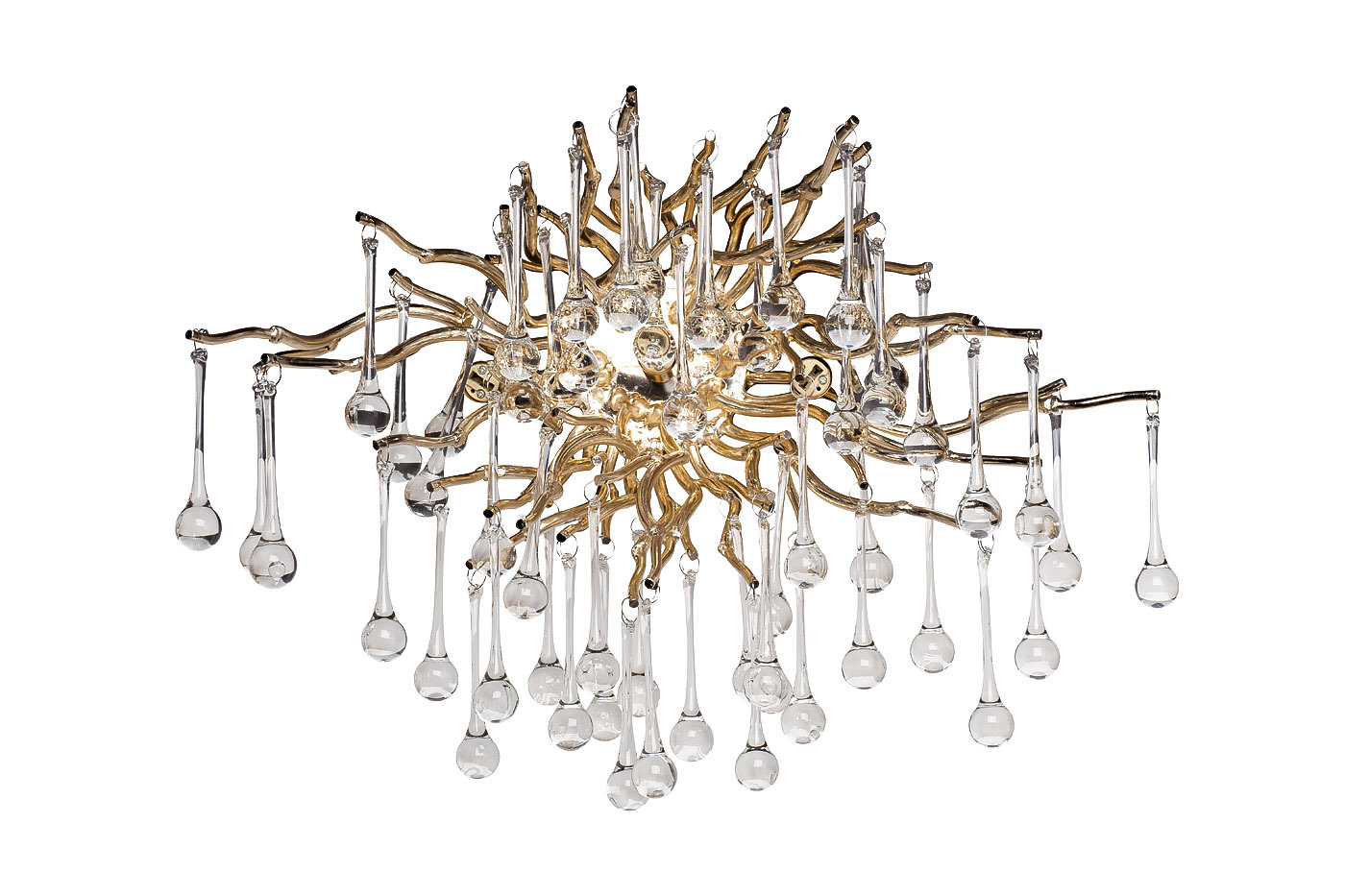 Бра "Капли" шампань Garda Decor 86-8015/3G