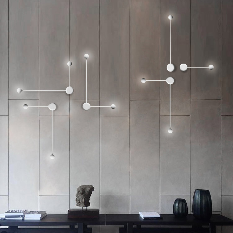 Бра Pin Wall Light C White by ImperiumLoft