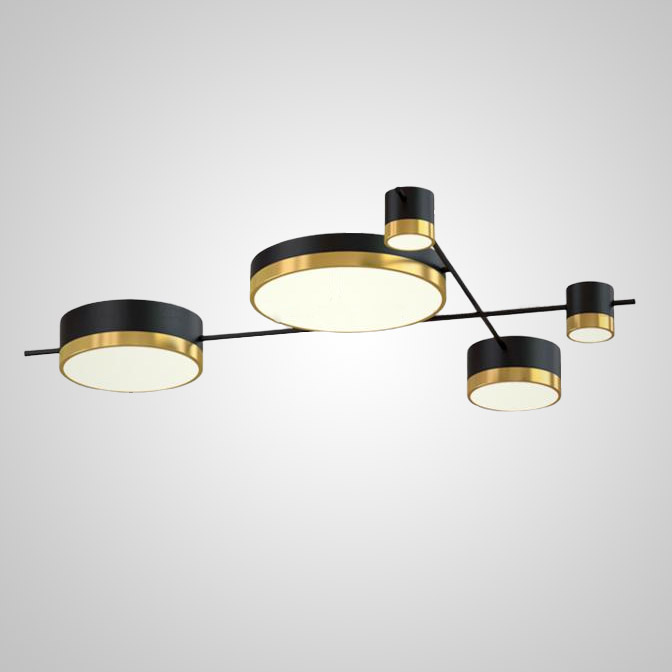 Потолочная люстра CHUTE С Black Gold by ImperiumLoft