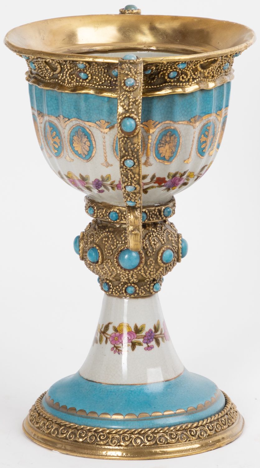 Ваза с ручками Glasar D428C/LD3002