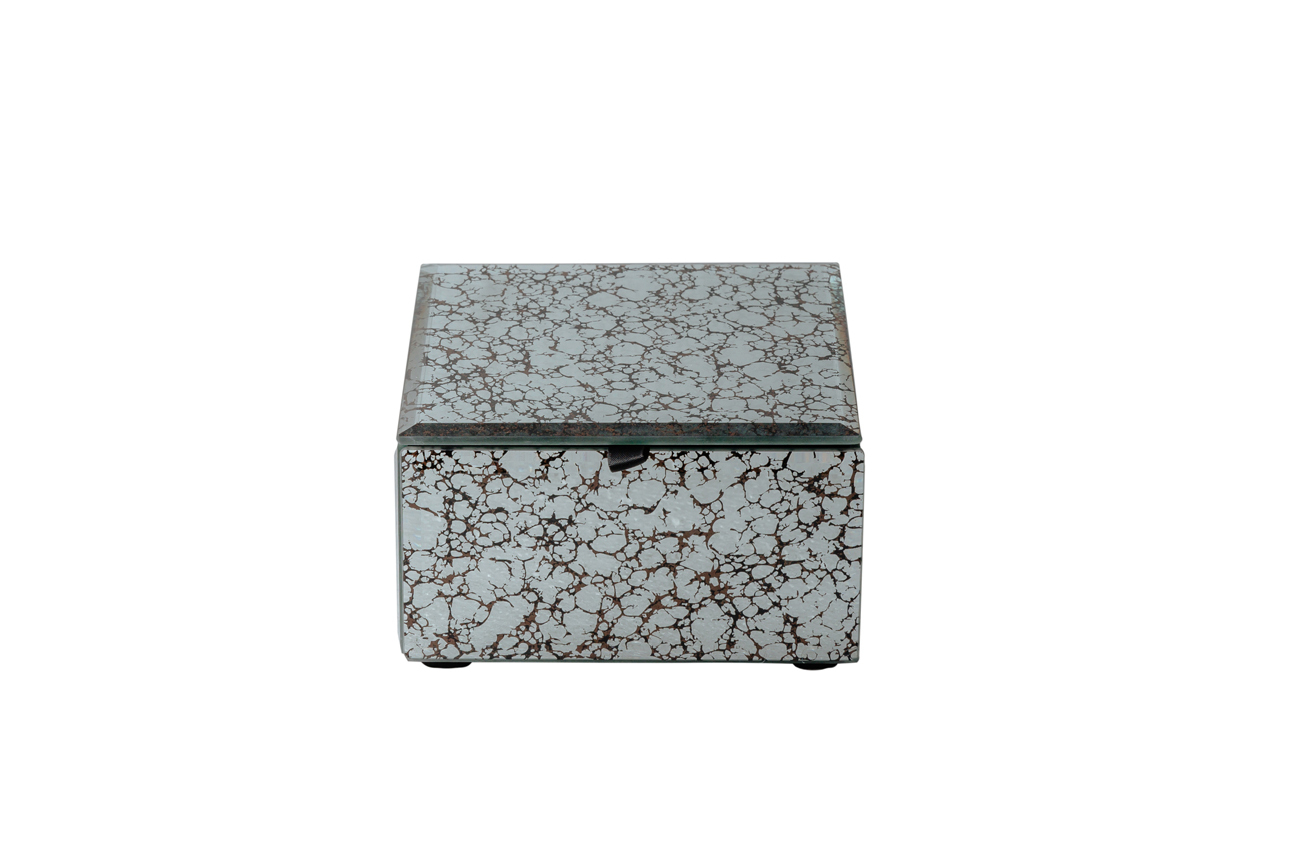 Шкатулка стеклянная "Винтаж" Garda Decor KFJ236