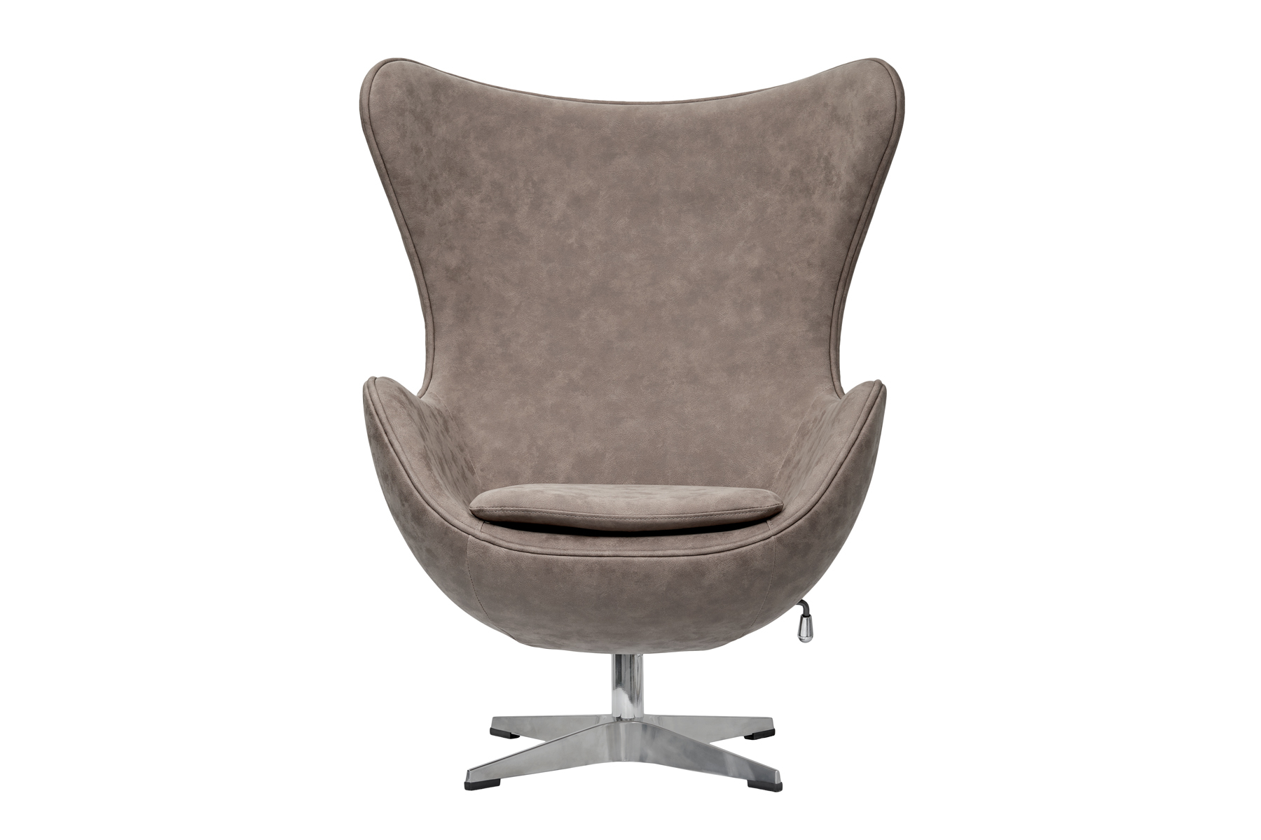 Кресло EGG CHAIR бледно-коричневый матовый с эффектом состаренная кожа Bradex Home FR 0253