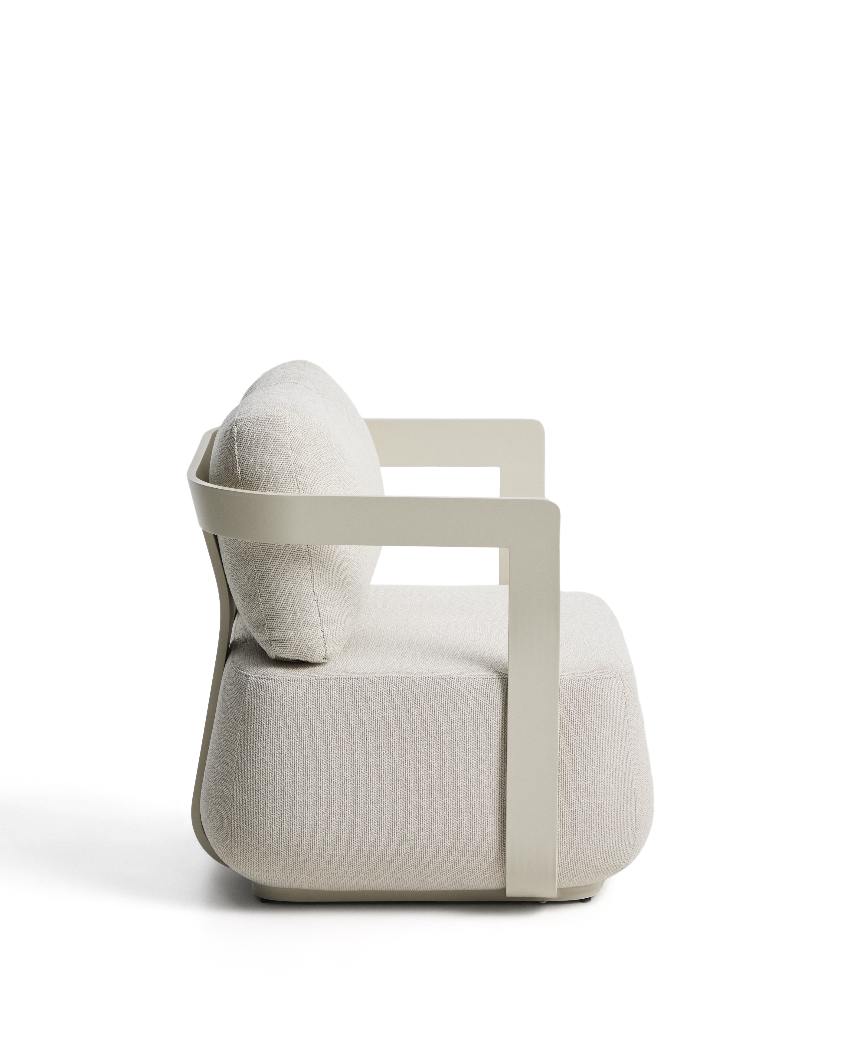 Уличное кресло Tamaris из алюминия цвета экрю La Forma 482652