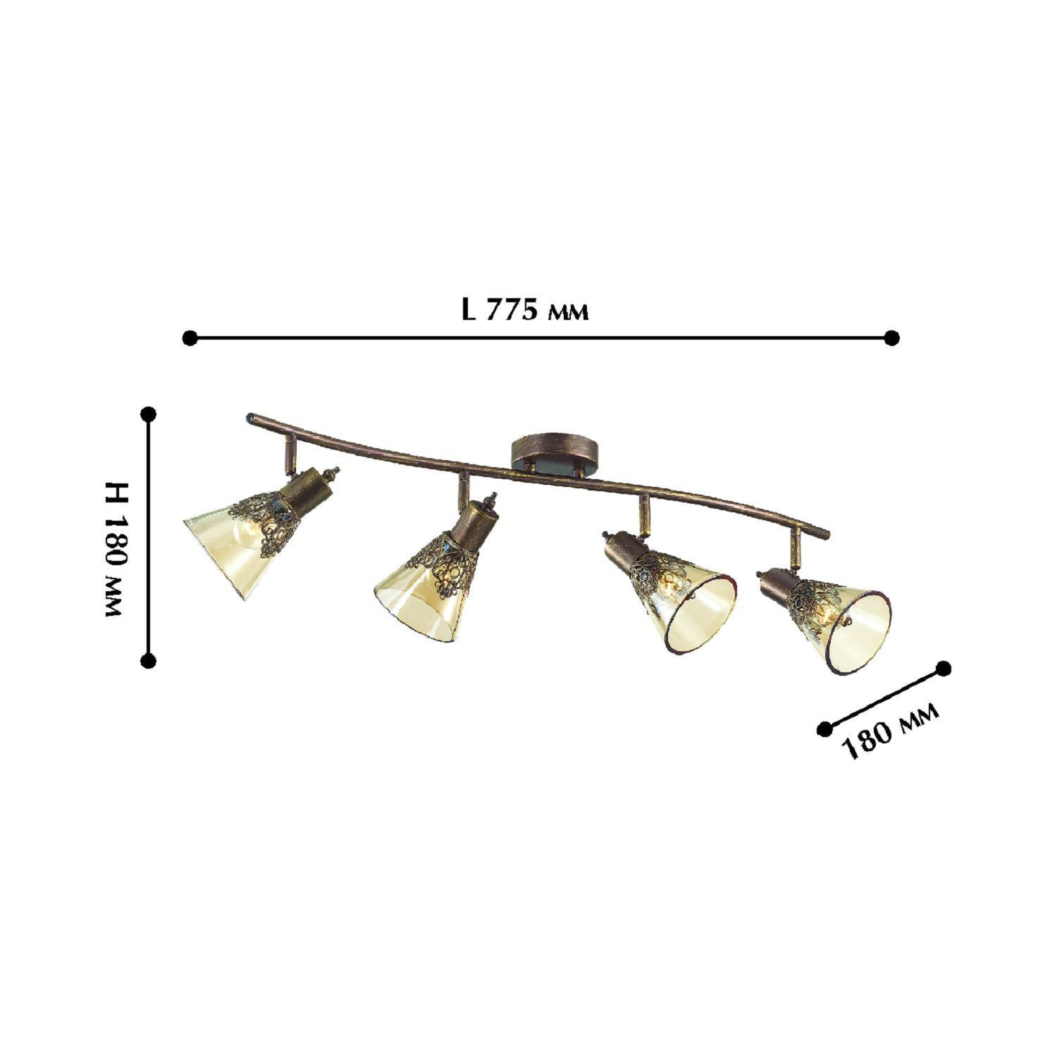 Потолочный светильник Favourite 1795-4U