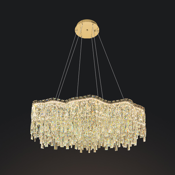 Кольцевая люстра MICHELLE B D100 Brass by ImperiumLoft